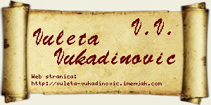 Vuleta Vukadinović vizit kartica